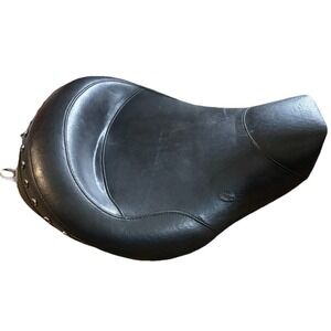 Mustang Motorcycle Seat Black Touring Cruiser Saddle Made In USA Unknown Fitment
